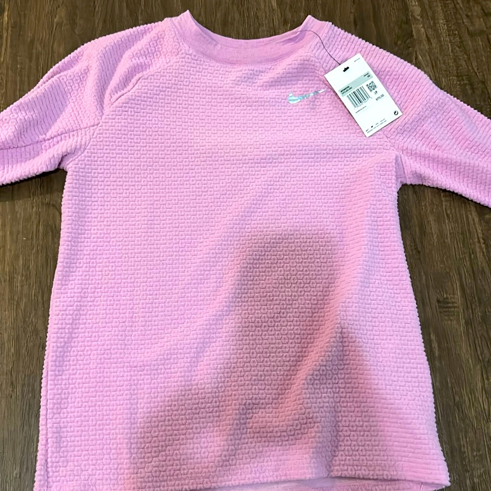 PINK NIKE RUNNING LONG SLEEVE